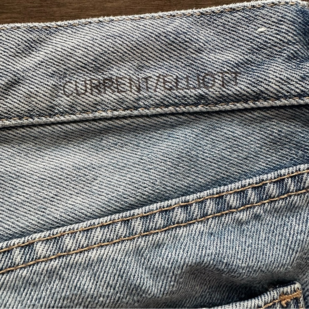 Current/Elliot Boyfriend Distressed Raw Hem 2 Year Destroy Size 28 - Picture 6 of 8